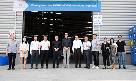 Warmly welcome FANTIC MOTOR to visit our company!